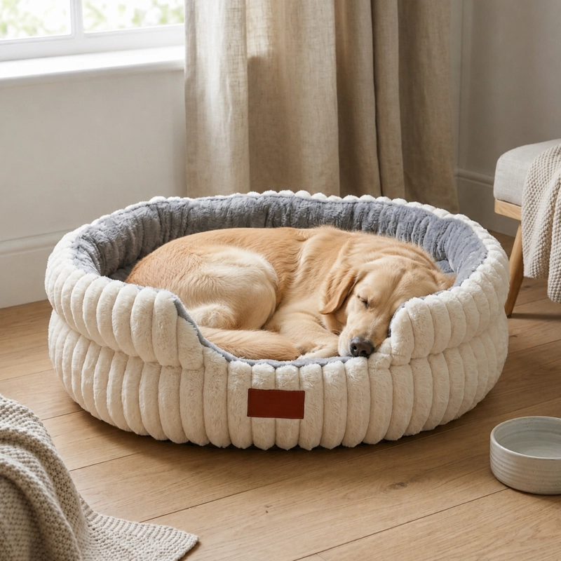 CAMA ANTIESTRES ERGONOMICA ANTIDESLIZANTE MASCOTAS 78 CM - 2