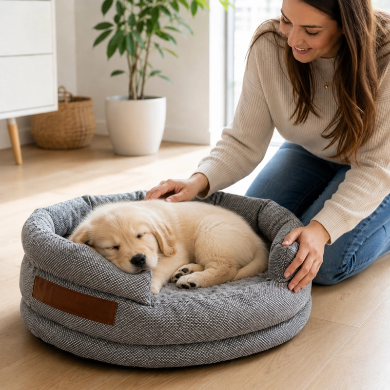CAMA CUNA MASCOTAS CONFORT 42CM ULTRA SUAVE ANTIDESLIZANTE - 5