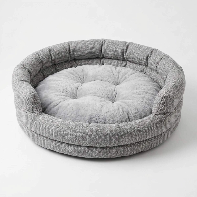 CAMA MASCOTAS 70CM CONFORT CERVICAL BASE ANTIDESLIZANTE - 1