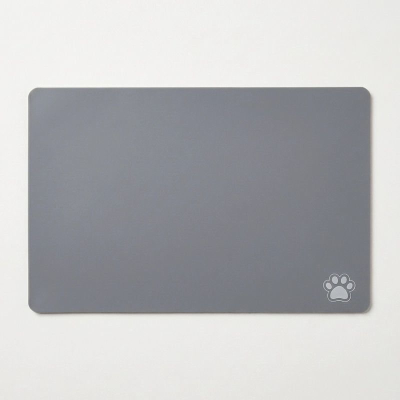 TAPETE ABSORBENTE ANTIDESLIZANTE PARA MASCOTAS MUNDO ONLINE GRIS 80X50 CM - 1