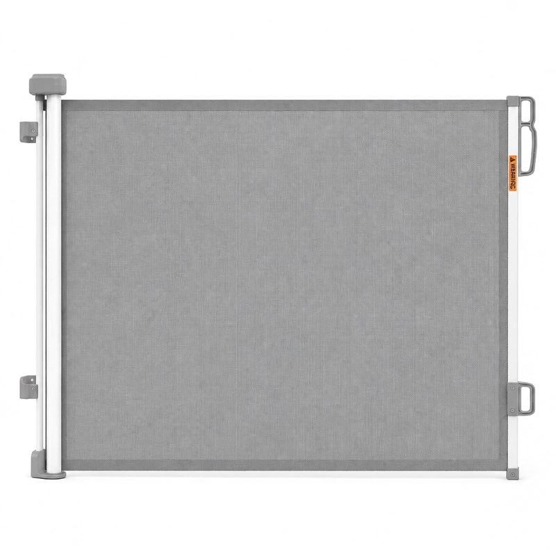 PUERTA SEGURIDAD RETRACTIL MALLA BEBES MASCOTAS 150X86CM - 1