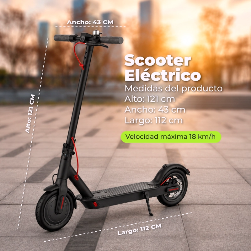 SCOOTER ELECTRICO PLEGABLE DIGITAL 25 KM.500W - 3