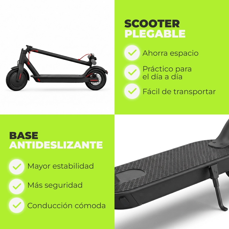 SCOOTER ELECTRICO PLEGABLE DIGITAL 25 KM.500W - 6