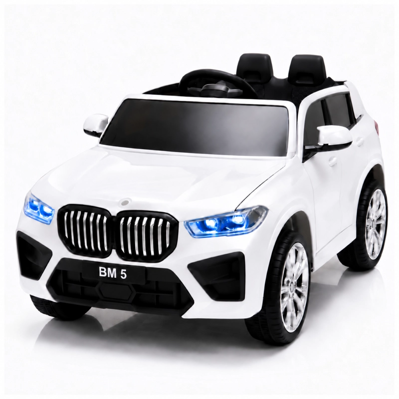 AUTO ELECTRICO INFANTIL SUV DOBLE ASIENTO CONTROL MUSICA LED - 1