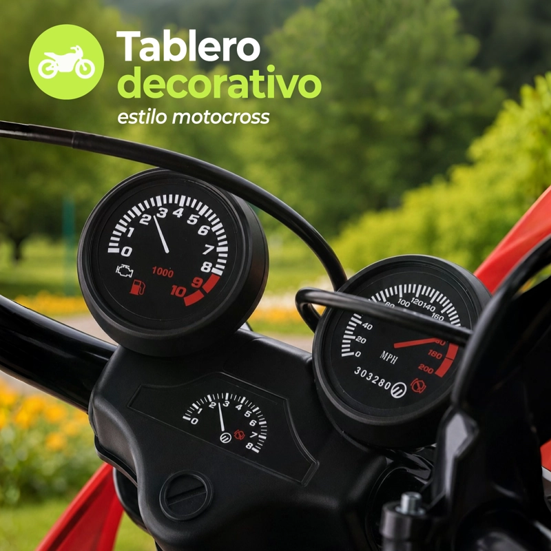 BICICLETA INFANTIL ARO 16 MOTOCROSS DEPORTIVA ROJA - 5