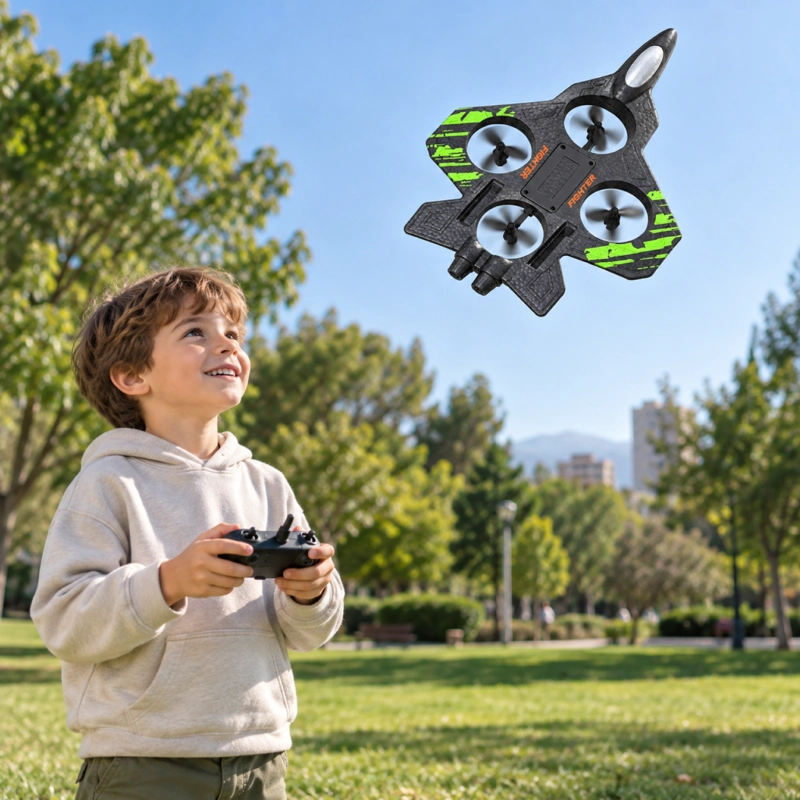 DRON AVION DE JUGUETE CON CONTROL REMOTO 360° PARA NIÑOS - 2