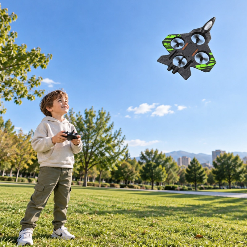 DRON AVION DE JUGUETE CON CONTROL REMOTO 360° PARA NIÑOS - 5