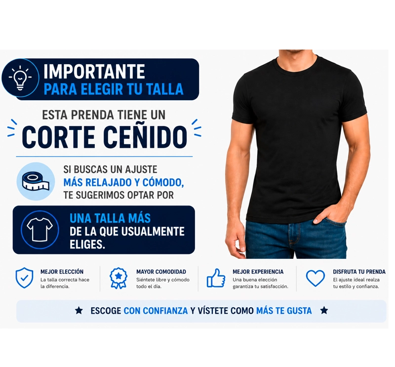 POLERA MANGA CORTA PARA HOMBRE ALGODON CUELLO REDONDO CLASICA PREMIUM - 3