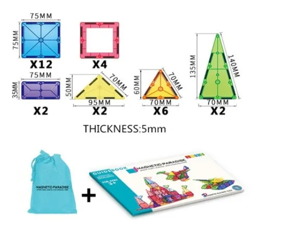 SET IMANES 28 PIEZAS MAGNETICS - 2
