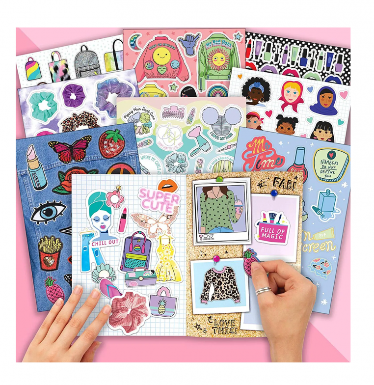LIBRO CON 1000+ STICKERS FASHION ANGELS JUGUETE NIÑA - 3