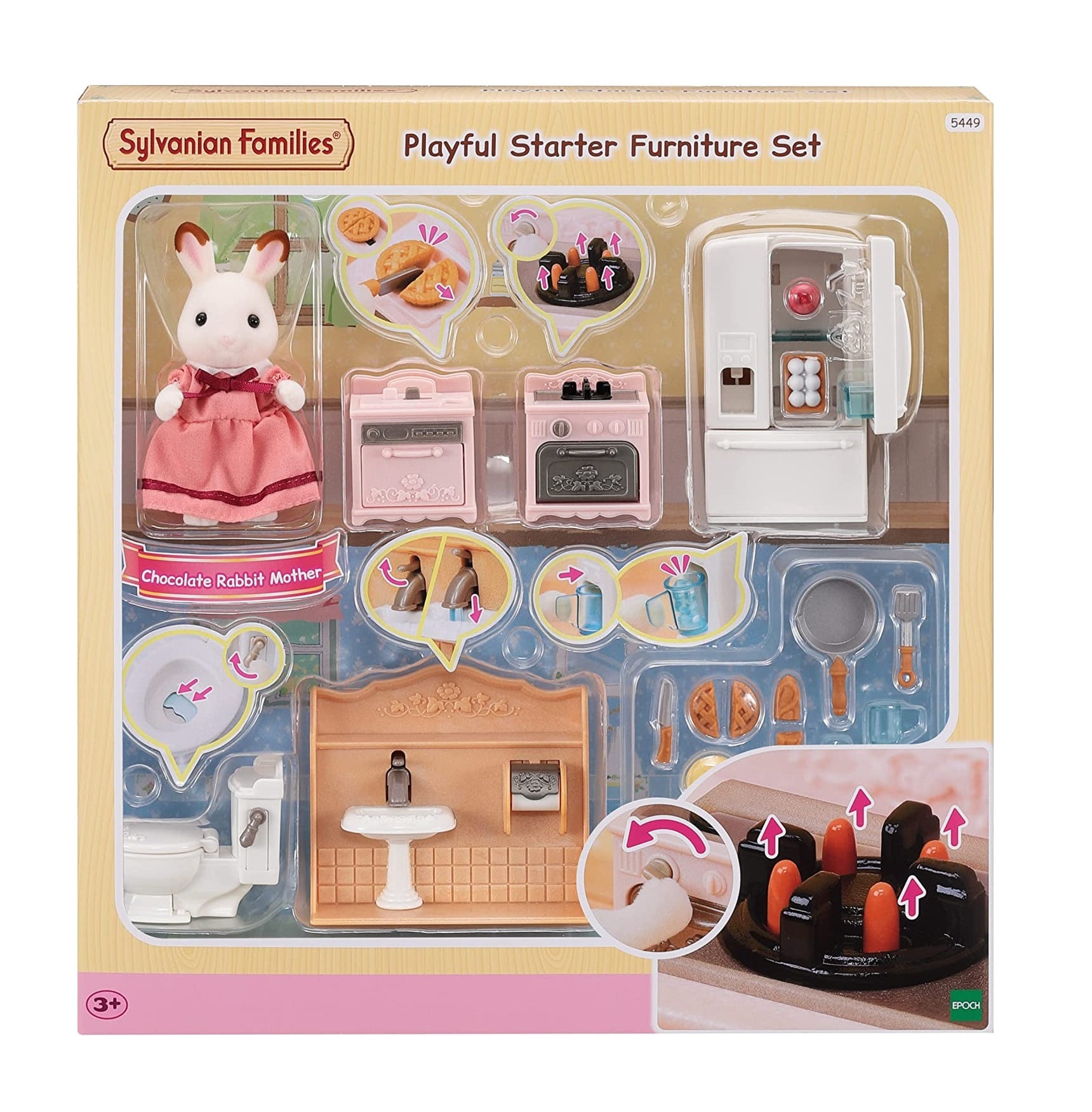 JUEGO DE MUEBLES 5449 SYLVANIAN FAMILIES NIÑOS - 1
