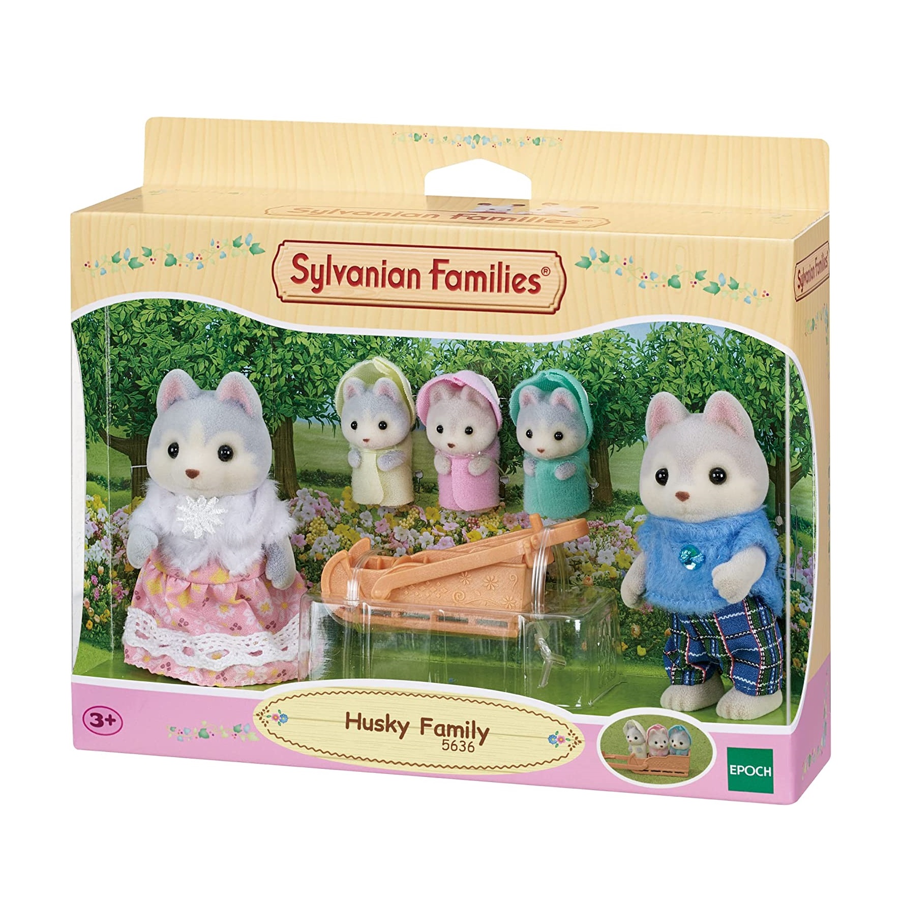 HUSKY FAMILY SYLVANIAN FAMILIES 5636 - 1