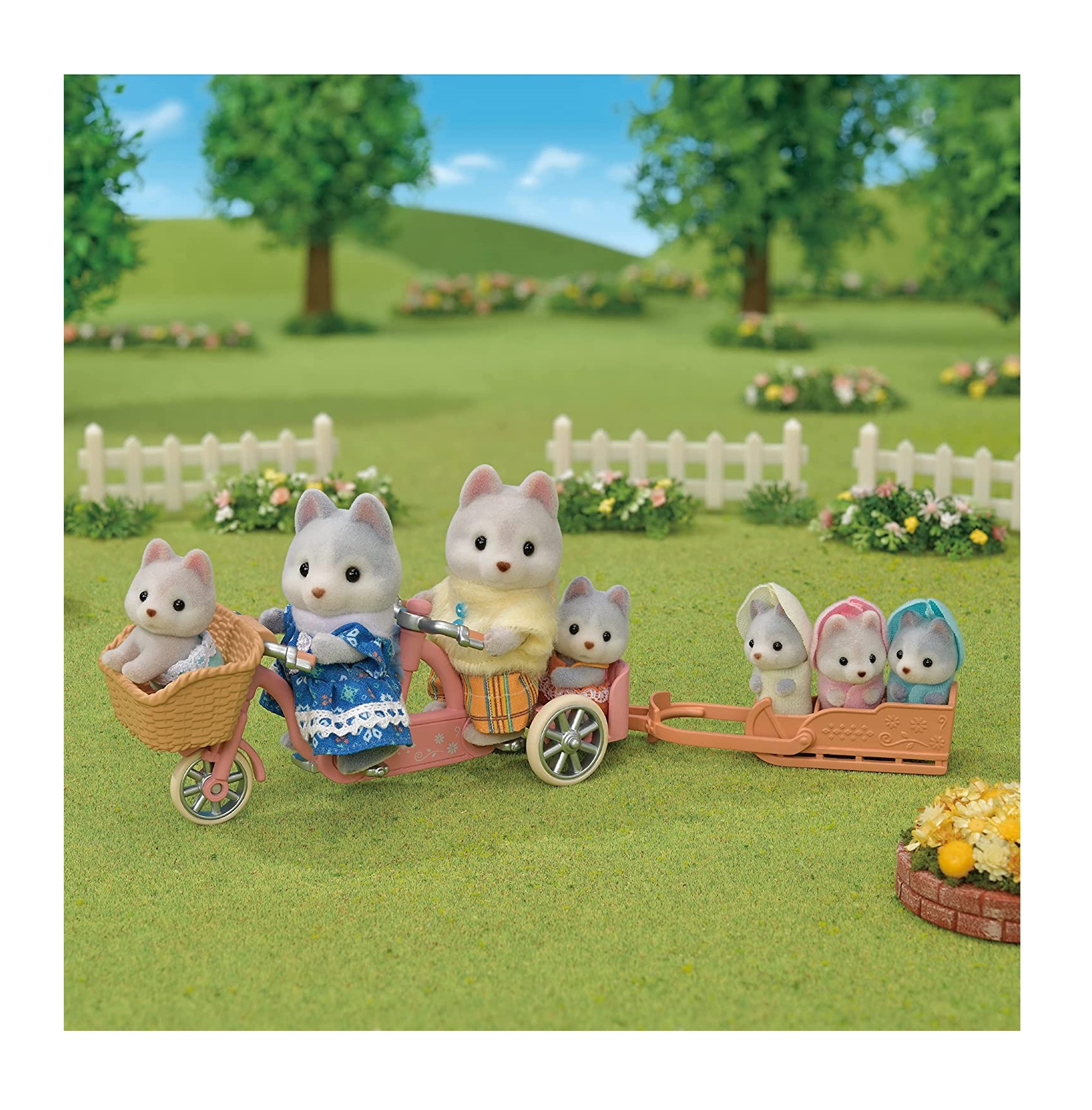 HUSKY FAMILY SYLVANIAN FAMILIES 5636 - 4