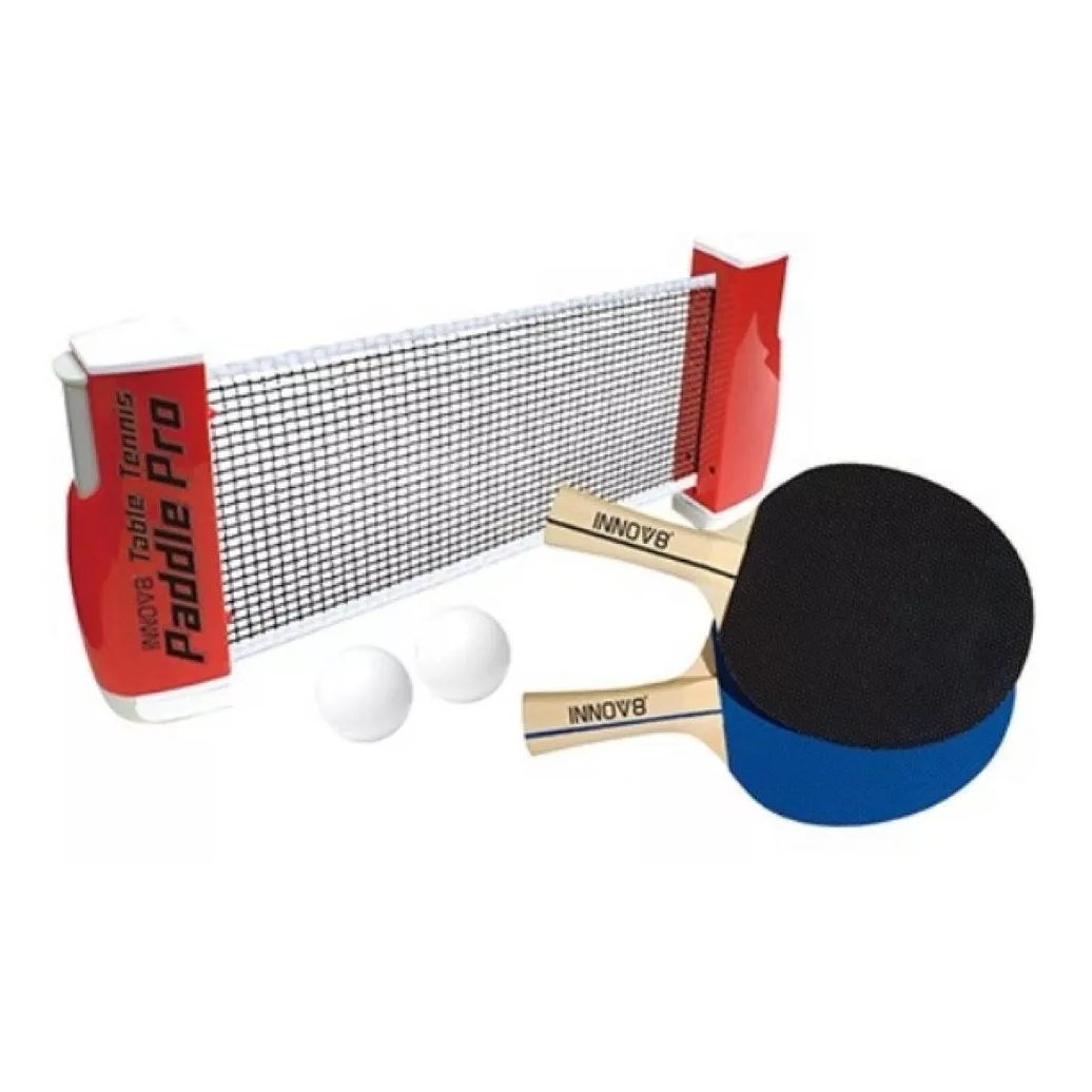 MALLA RETRÁCTIL TENIS DE MESA HOSTFULL ROJO PING-PONG RED PORTÁTIL NIÑOS - 1