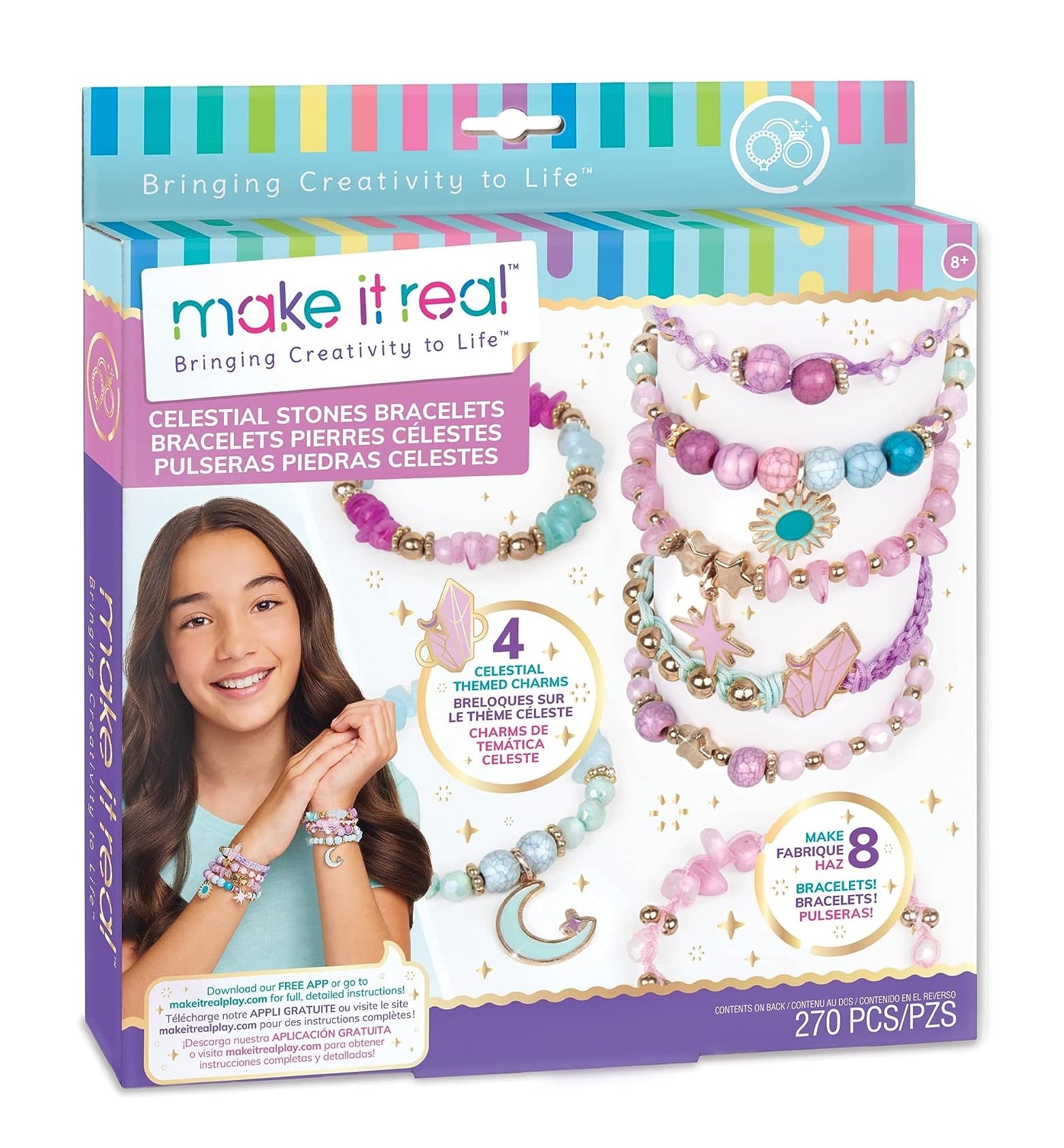 SET CREAR PULSERAS CELESTIAL STONES MAKE IT REAL - 1