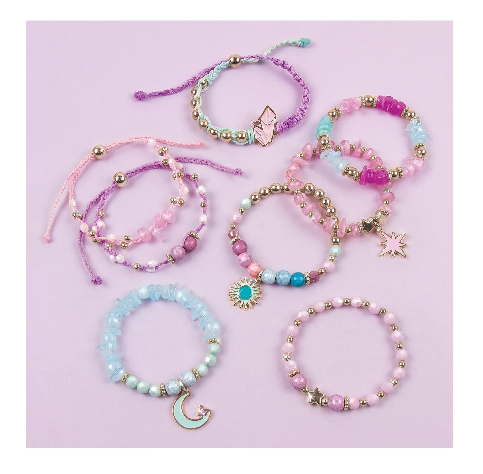 SET CREAR PULSERAS CELESTIAL STONES MAKE IT REAL - 4