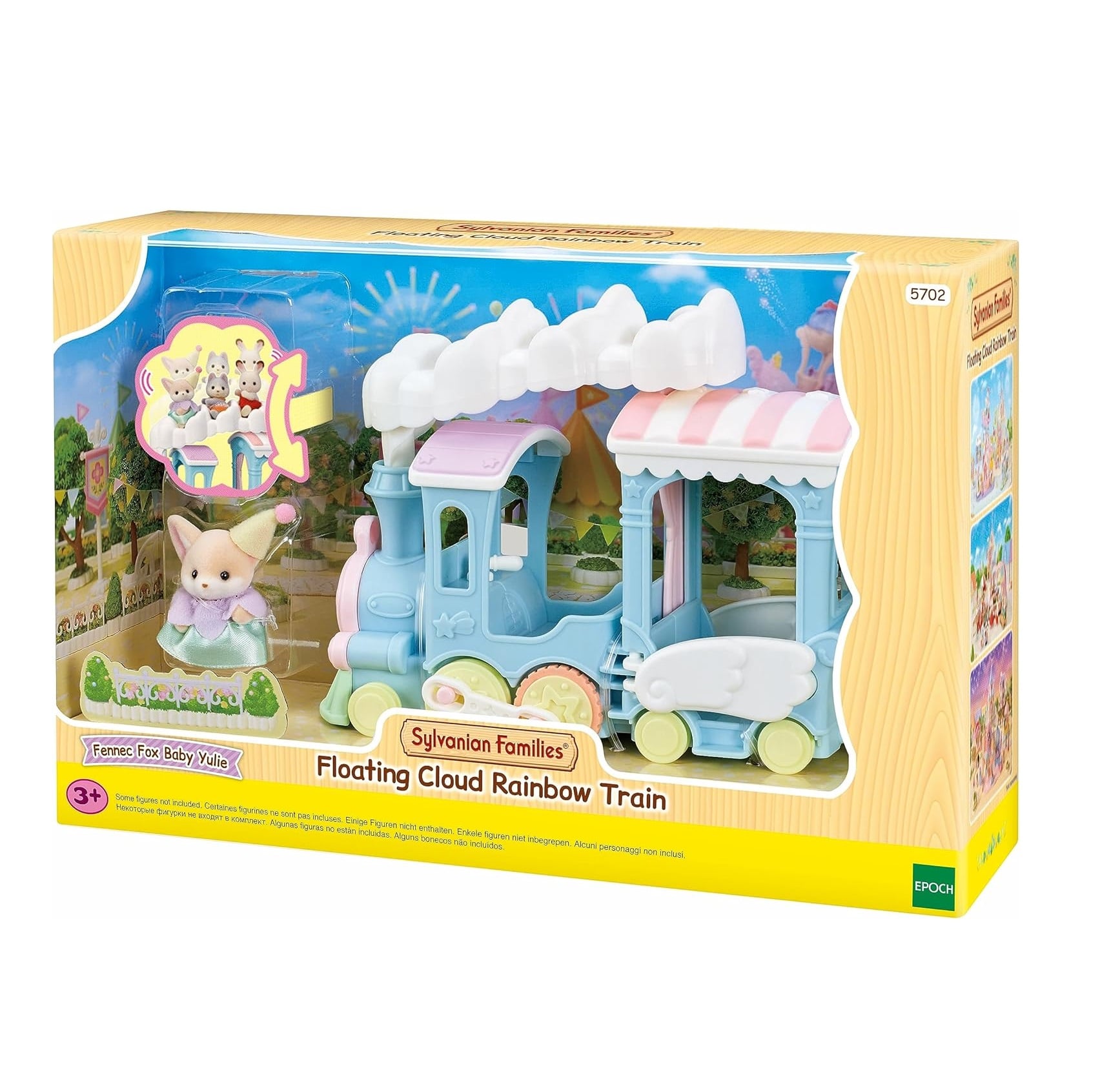 SYLVANIAN FAMILIES 5702 TREN ARCOÍRIS DE LAS NUBES JUGUETE - 1