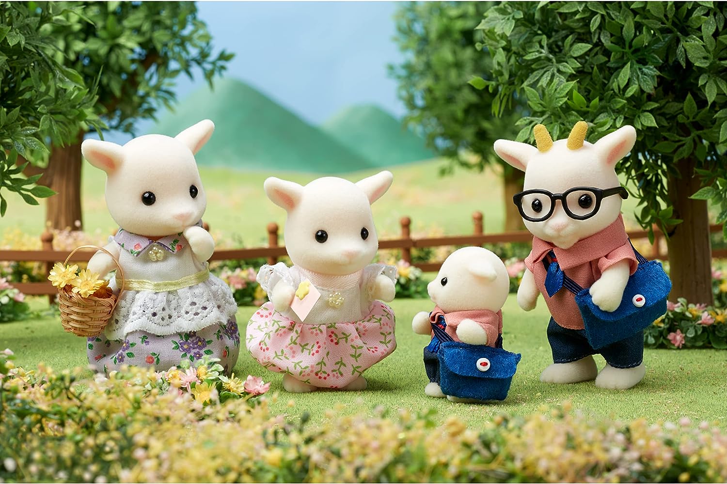 SYLVANIAN FAMILIES 5622 FAMILIA CABRA GOAT FAMILY - 3