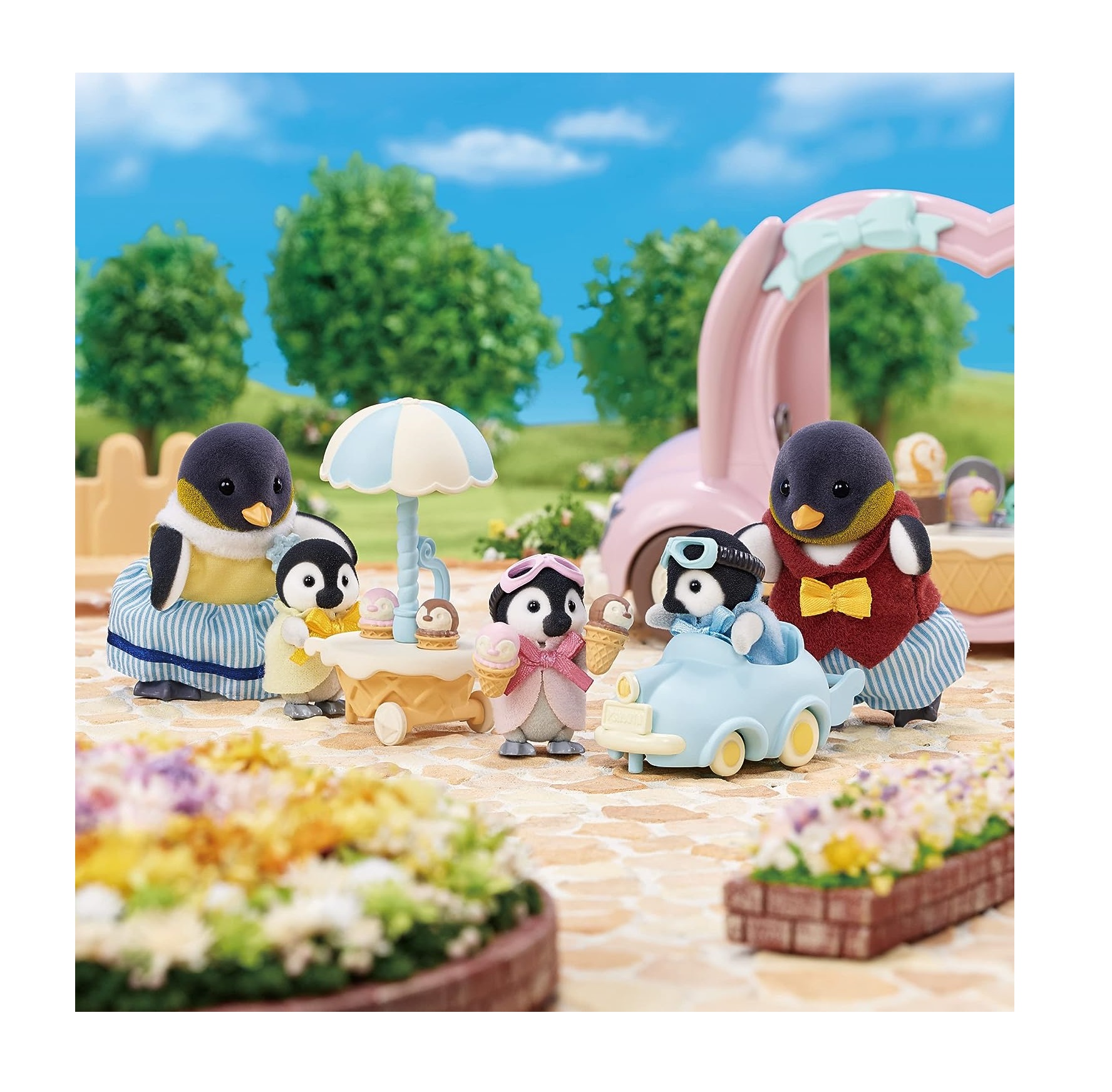 FIGURA COLECCIONABLE SYLVANIAN FAMILIES 5695 PENGUIN BABIES PINGÜINOS BEBES - 3