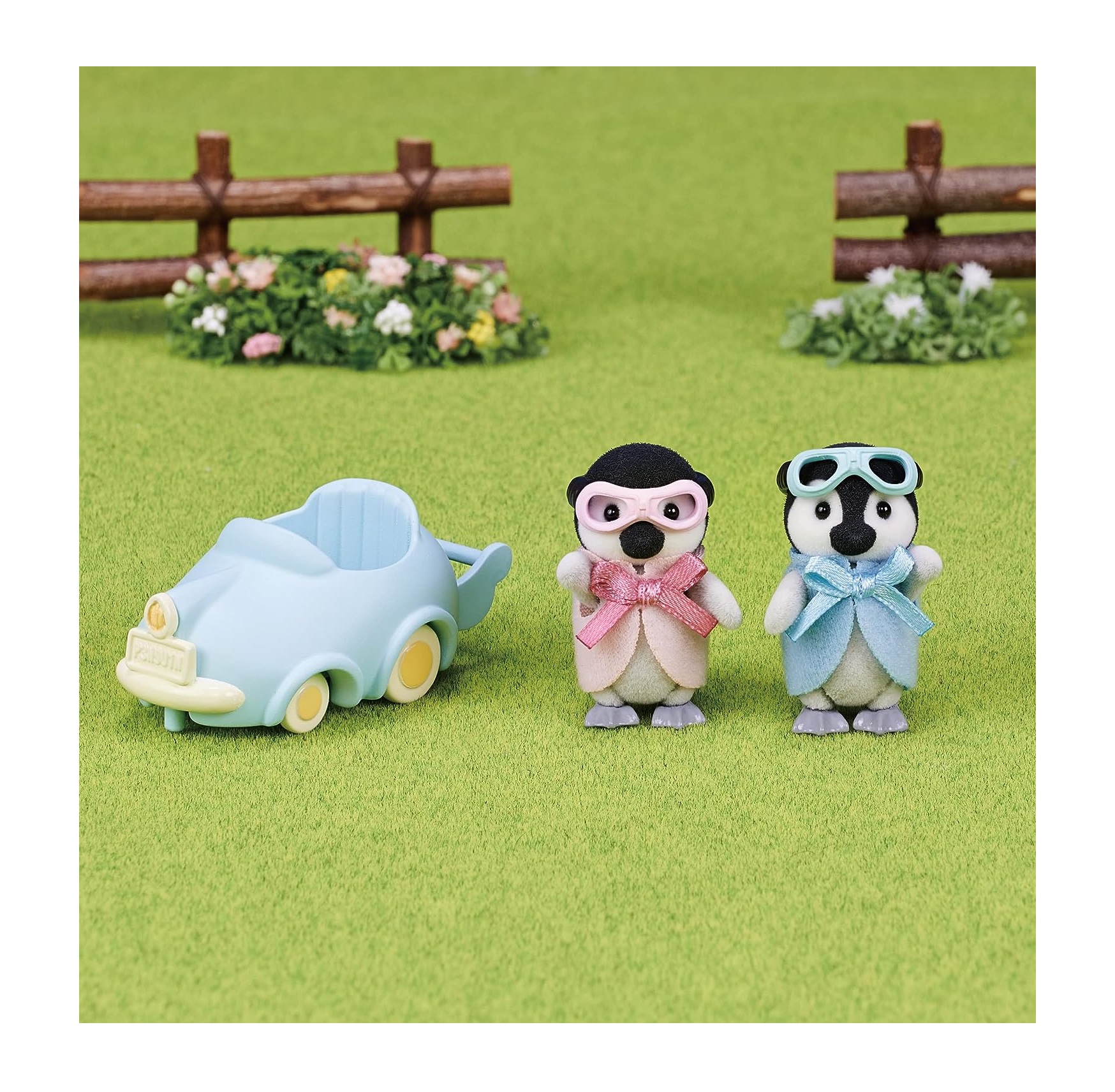 FIGURA COLECCIONABLE SYLVANIAN FAMILIES 5695 PENGUIN BABIES PINGÜINOS BEBES - 4