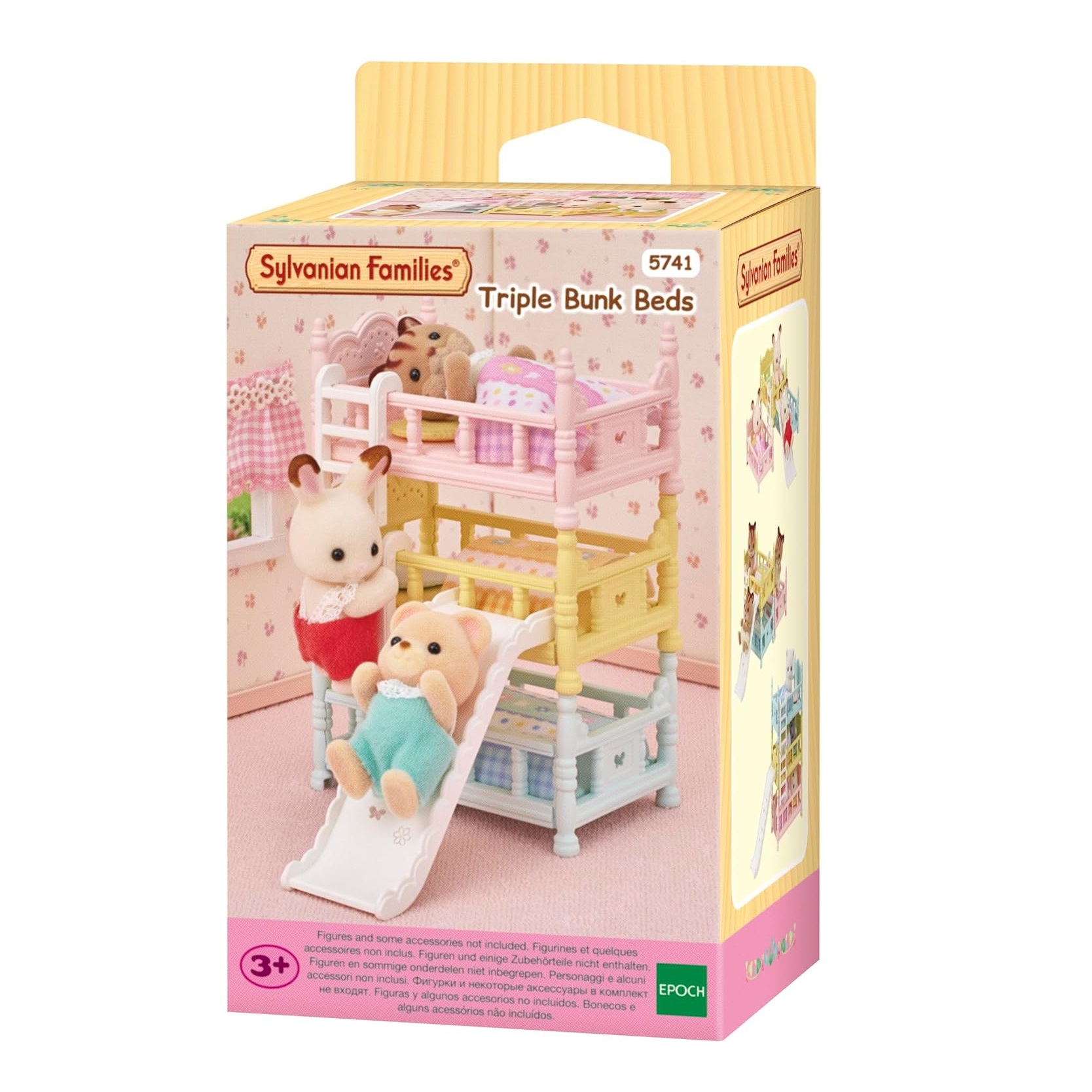 FIGURA COLECCIONABLE SYLVANIAN FAMILIES TRIPLE BUNK BEDS CAMAROTE 5741 JUGUETE - 1