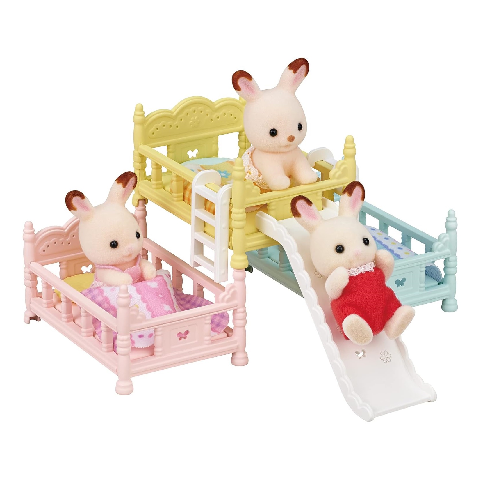 FIGURA COLECCIONABLE SYLVANIAN FAMILIES TRIPLE BUNK BEDS CAMAROTE 5741 JUGUETE - 2