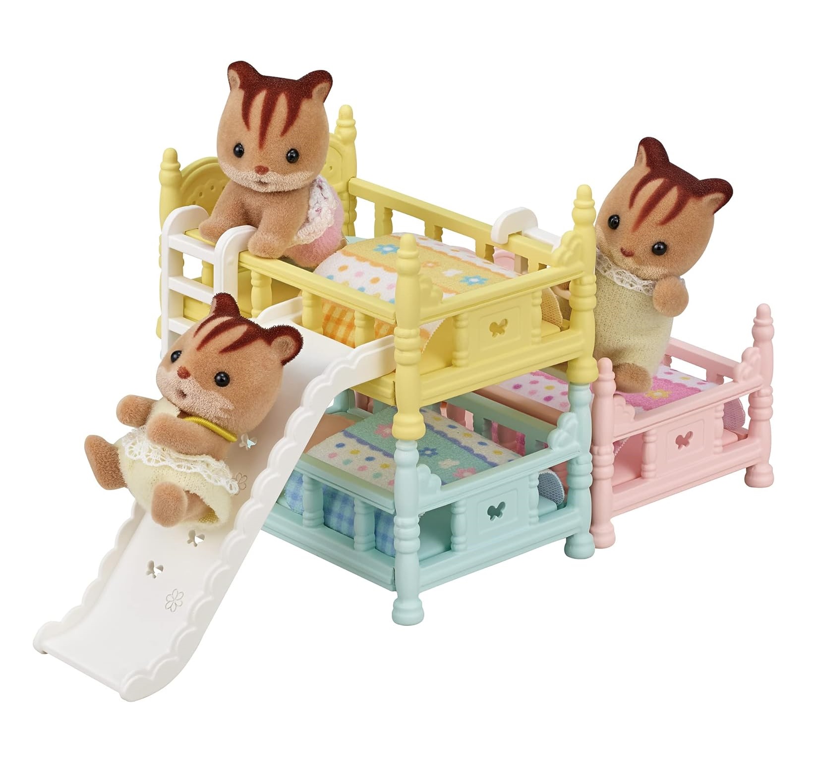 FIGURA COLECCIONABLE SYLVANIAN FAMILIES TRIPLE BUNK BEDS CAMAROTE 5741 JUGUETE - 3