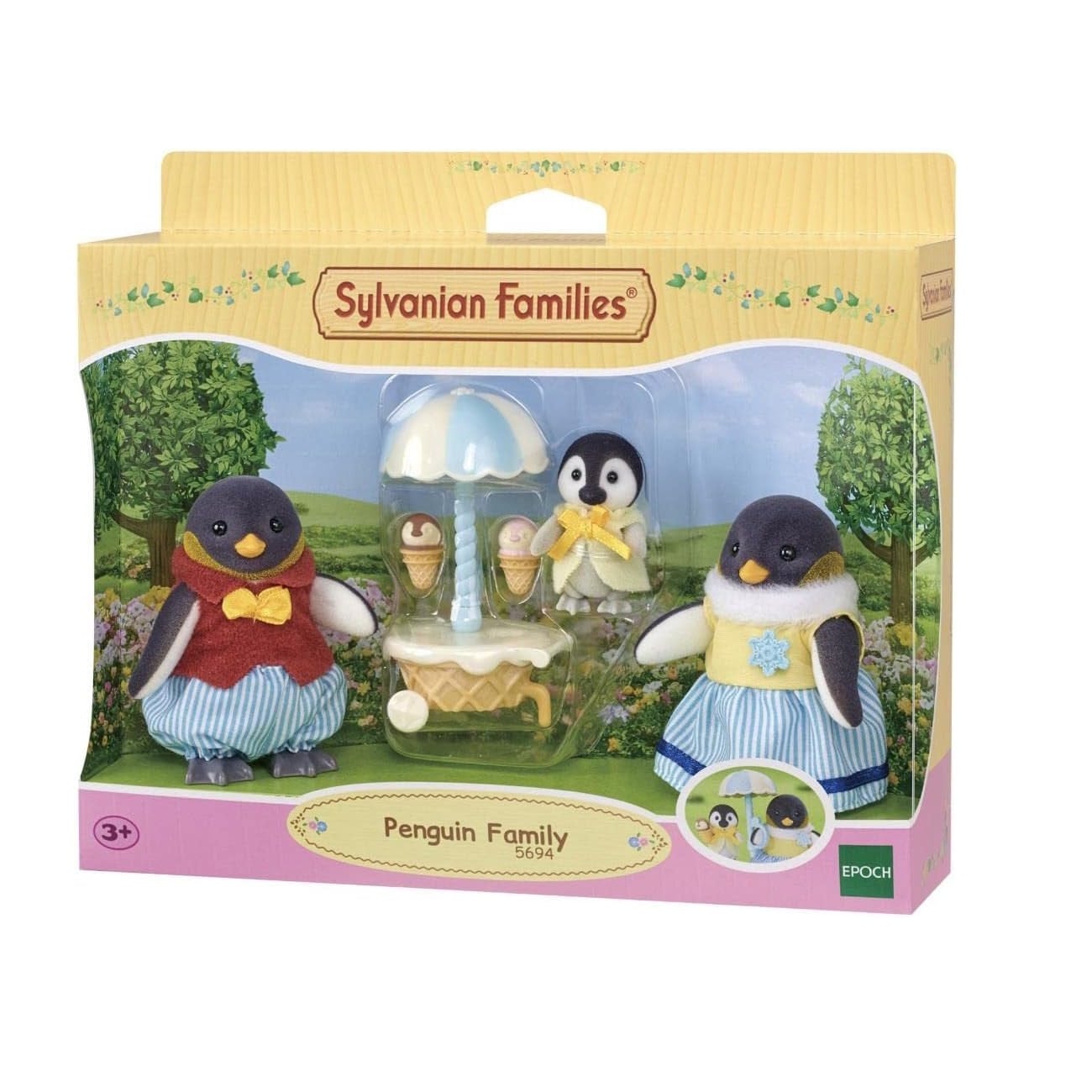 SYLVANIAN FAMILIES 5694 FAMILIA PINGÜINO CON BEBÉ - 1