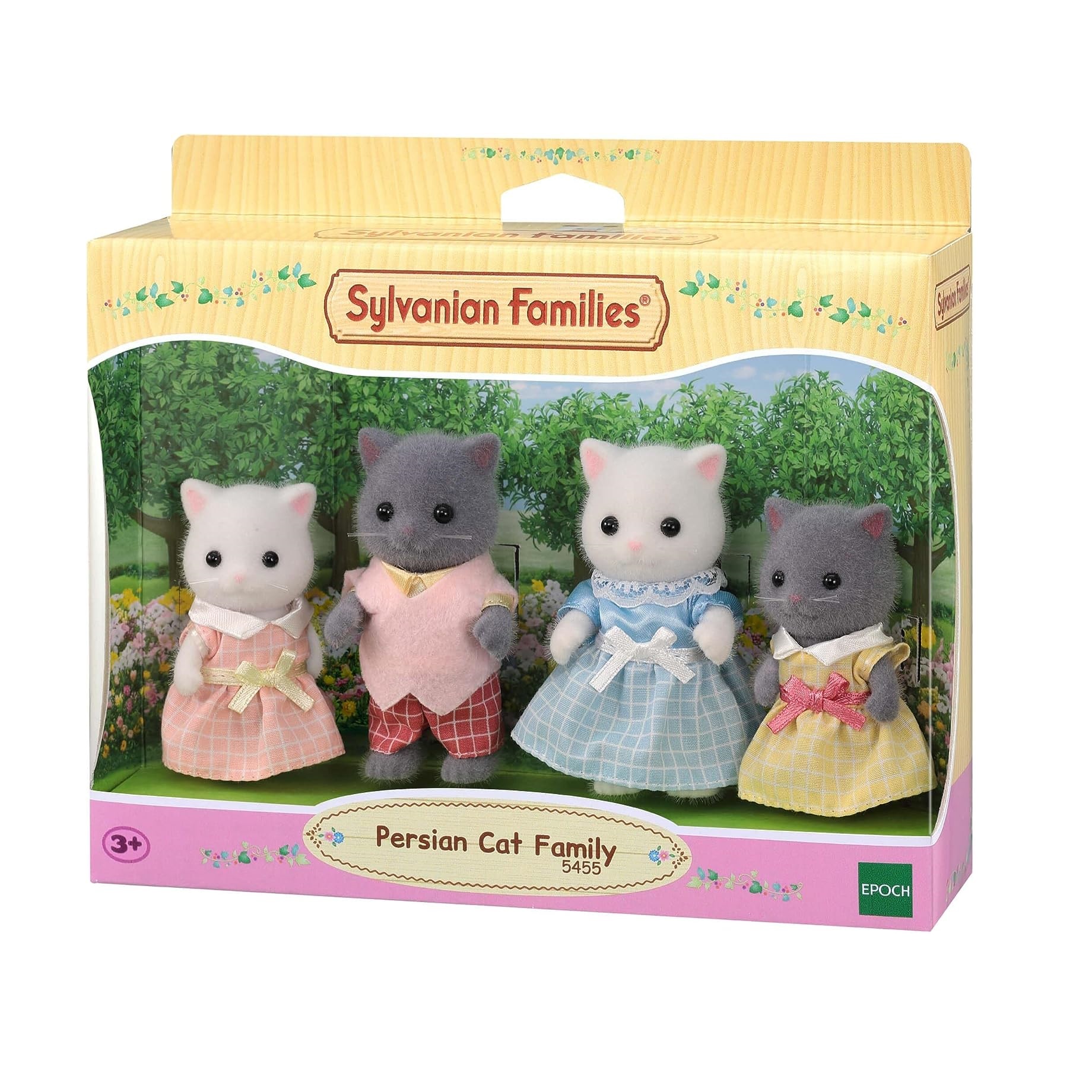 SYLVANIAN FAMILIES 5455 PERSIAN CATS FAMILY GATOS PERSA - 1