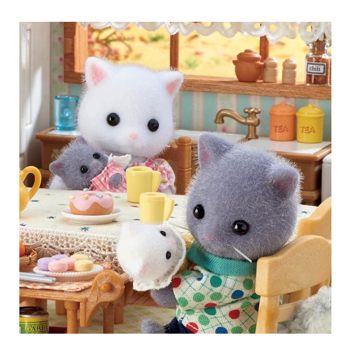 SYLVANIAN FAMILIES 5455 PERSIAN CATS FAMILY GATOS PERSA - 4