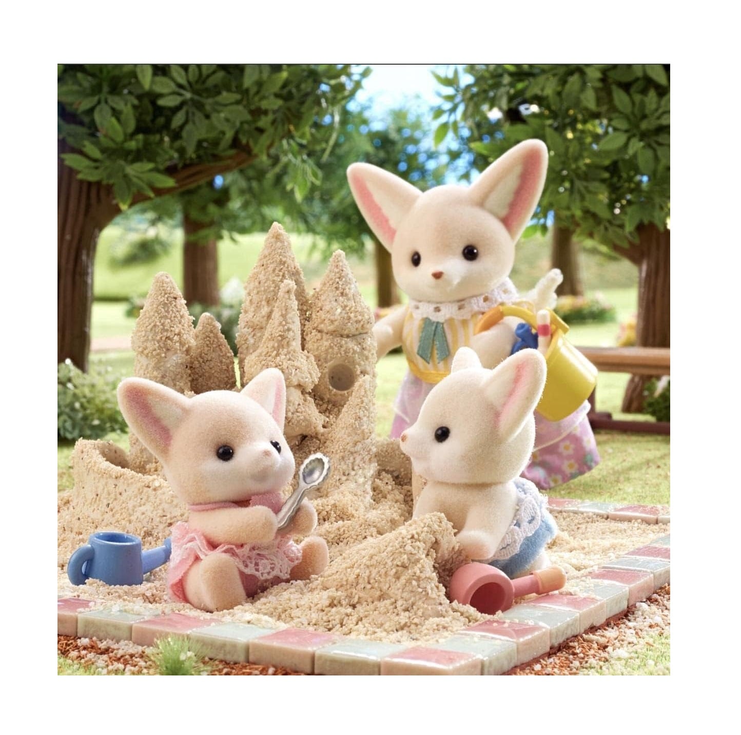 SYLVANIAN FAMILIES 5697 ZORROS DEL DESIERTO FENNEC FOX TWINS - 3