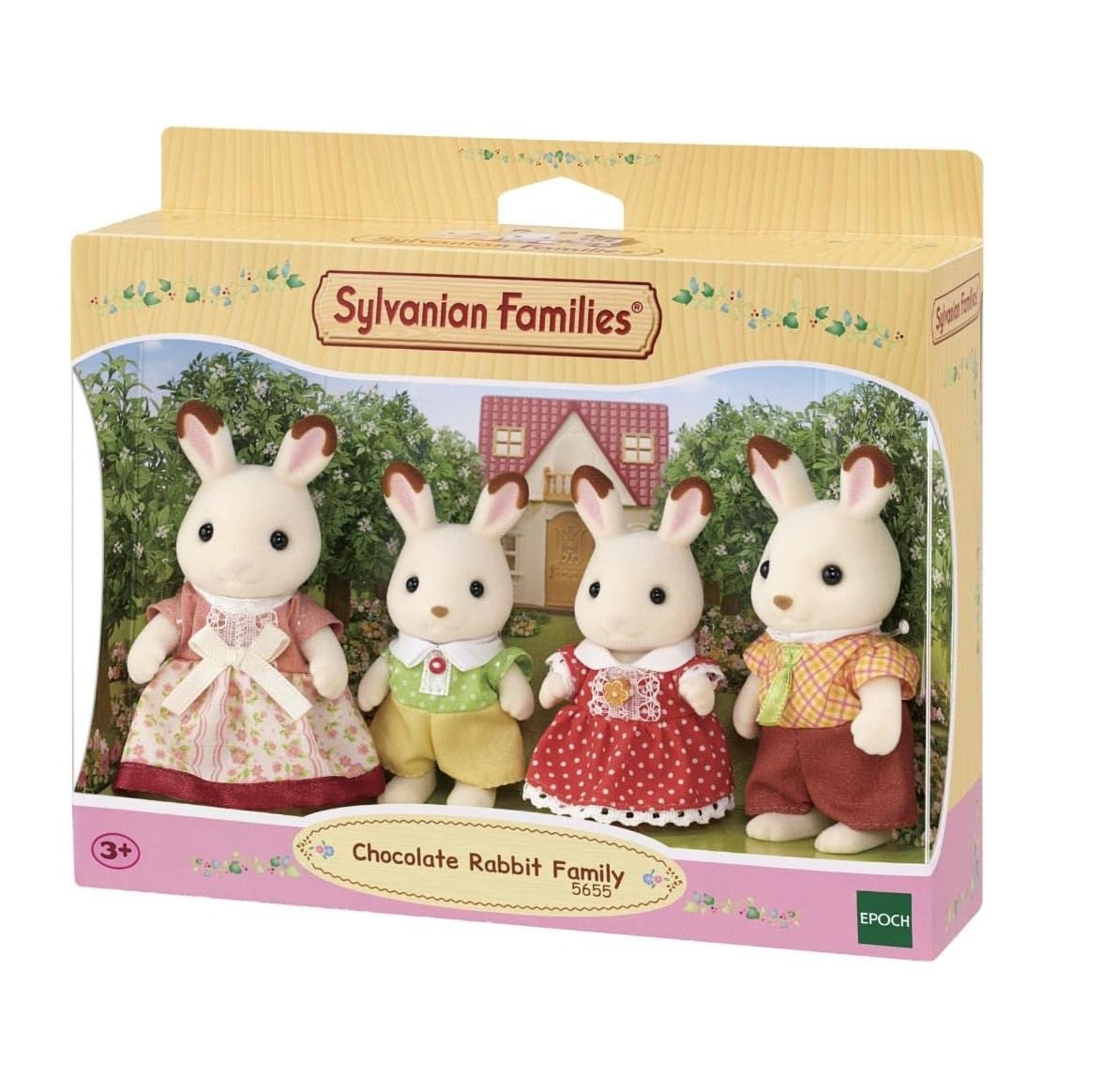 SYLVANIAN FAMILIES 5655 FAMILIA CONEJO CHOCOLATE JUGUETE - 1
