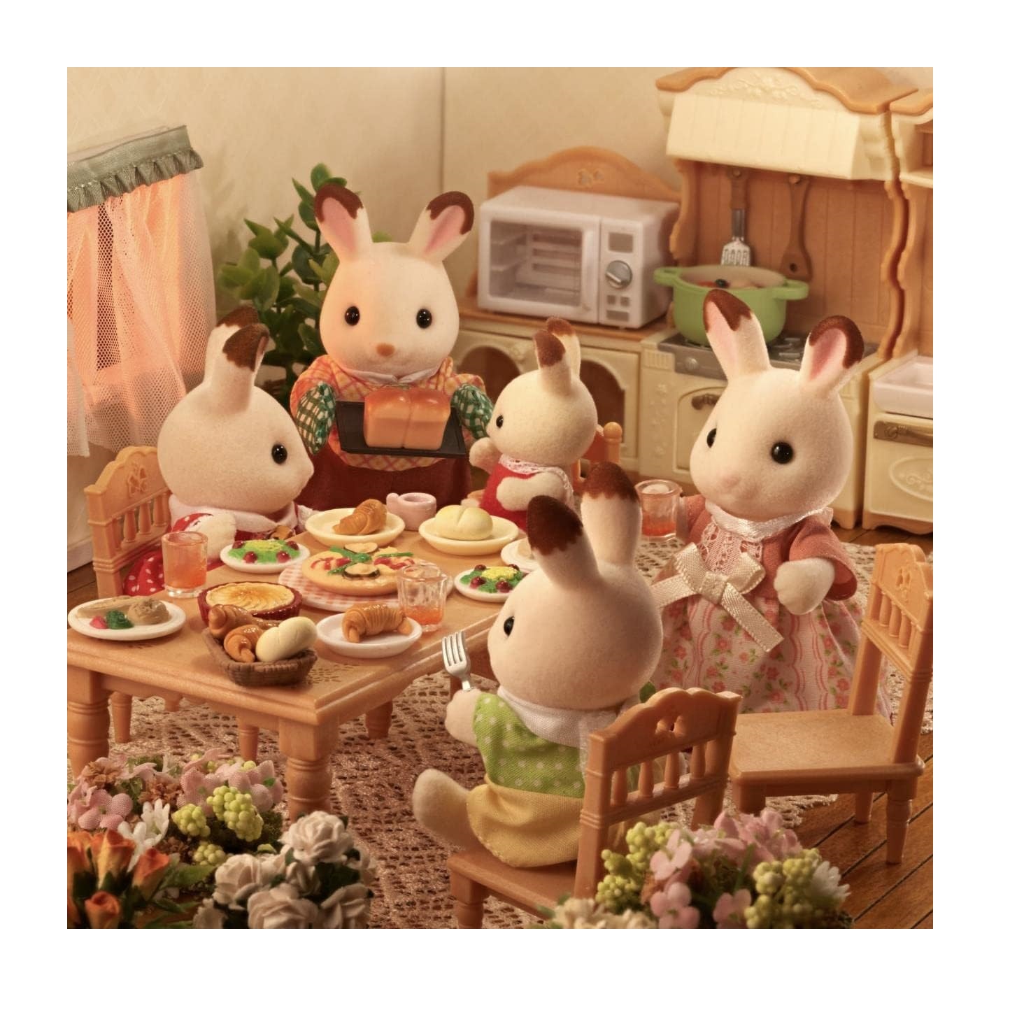 SYLVANIAN FAMILIES 5655 FAMILIA CONEJO CHOCOLATE JUGUETE - 3