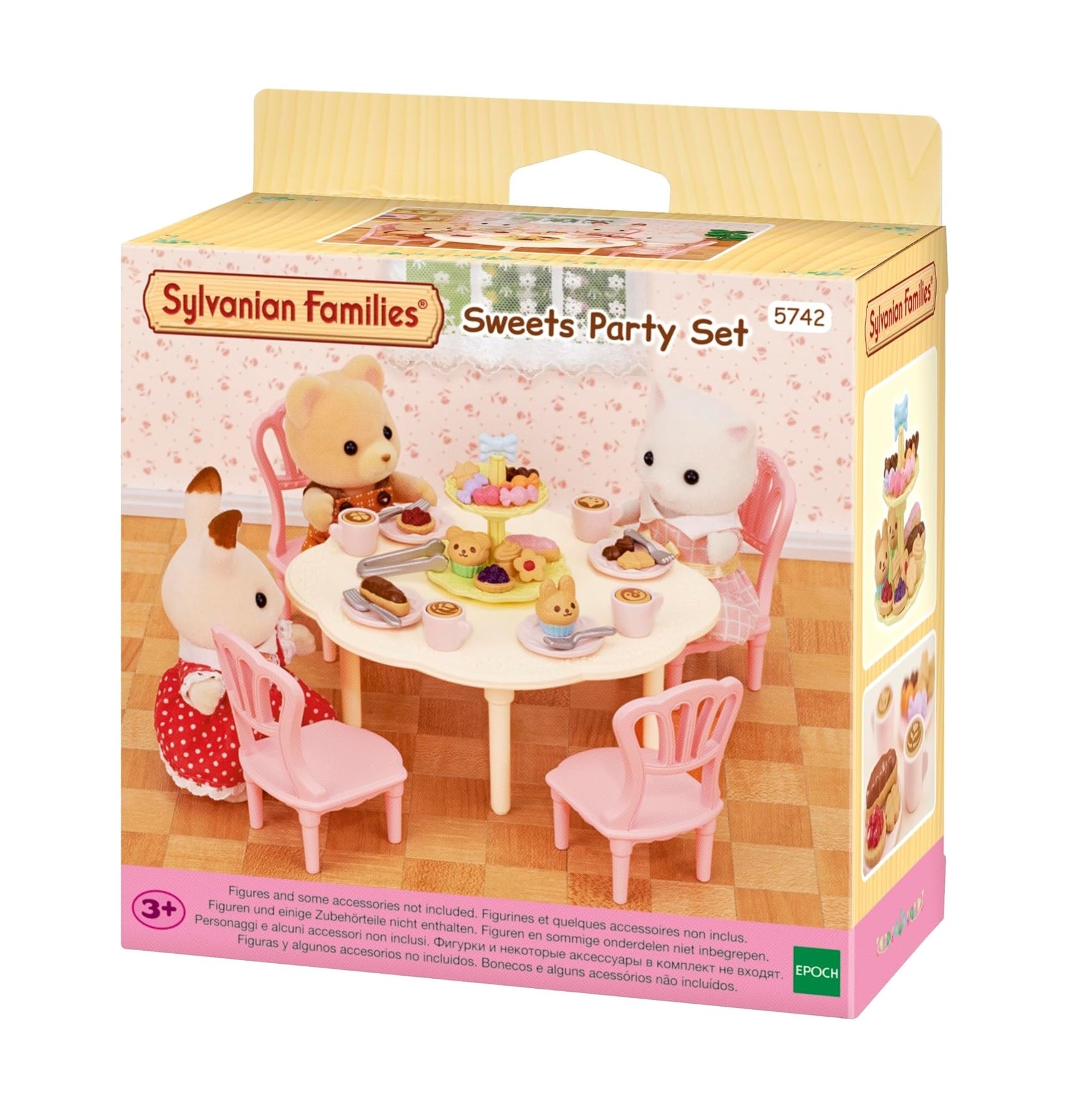 SWEETS PARTY SET FIESTA 5742 SYLVANIAN FAMILIES JUGUETE - 1