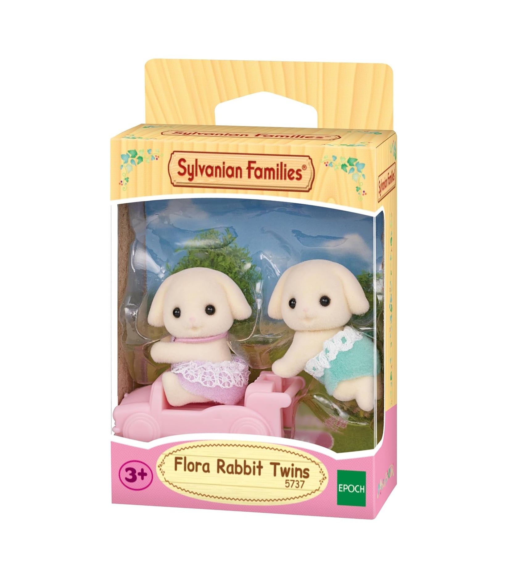 FLORA RABBIT TWINS CONEJOS 5737 SYLVANIAN FAMILIES JUGUETE - 1