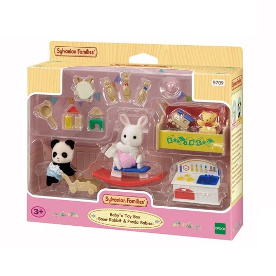 SYLVANIAN FAMILIES 5709 SET DE JUEGOS BEBÉS PANDA Y CONEJO - 1