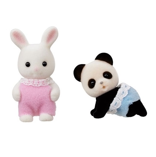 SYLVANIAN FAMILIES 5709 SET DE JUEGOS BEBÉS PANDA Y CONEJO - 3