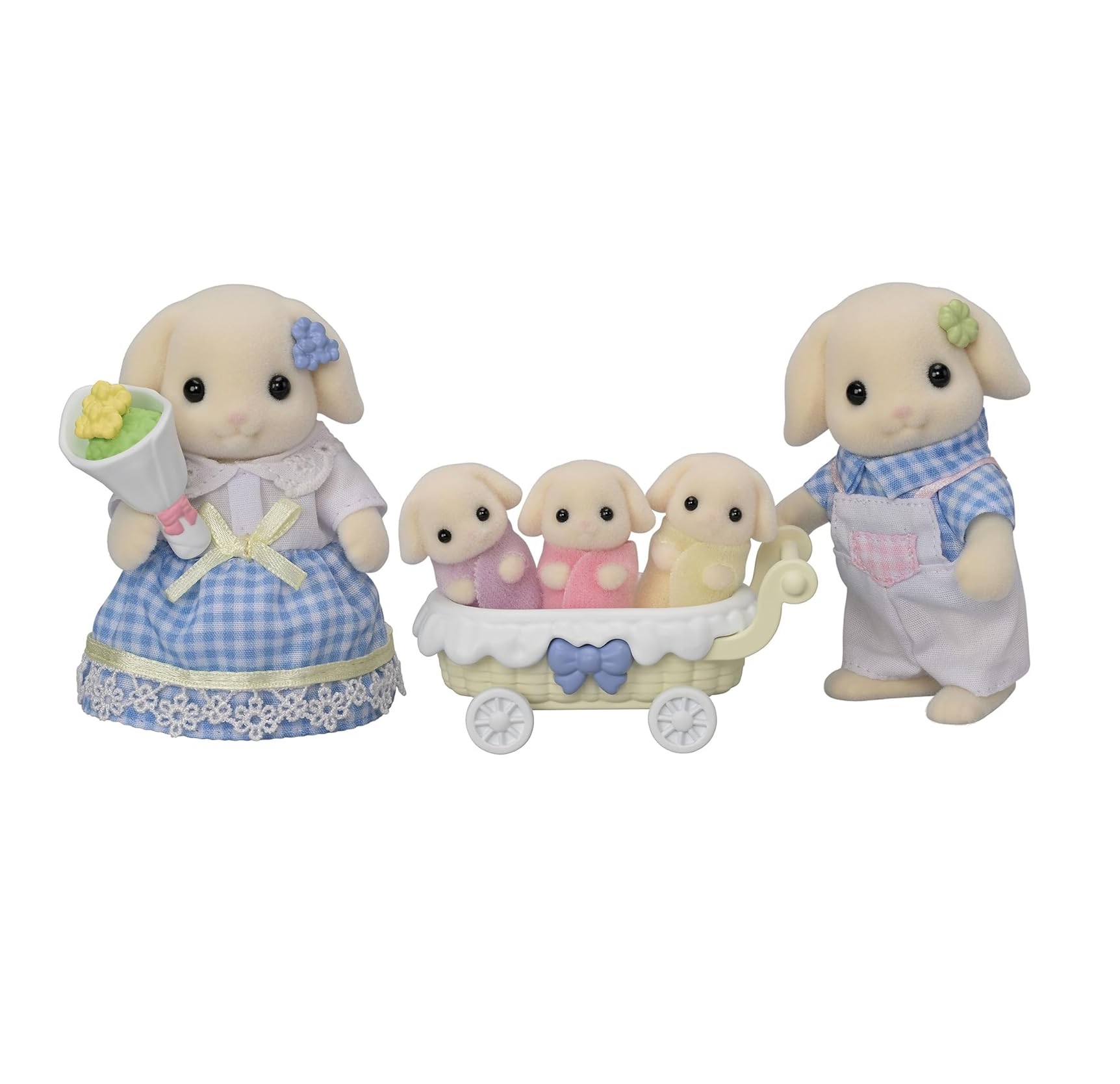 FLORA RABBIT FAMILY CONEJO 5735 SYLVANIAN FAMILIES JUGUETE - 2