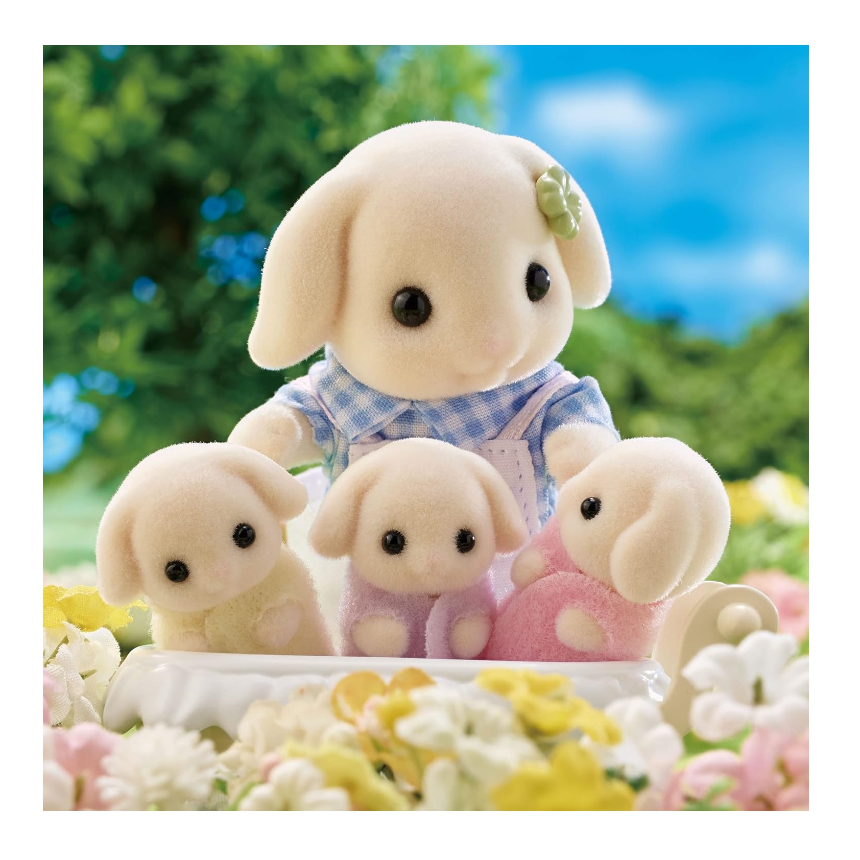 FLORA RABBIT FAMILY CONEJO 5735 SYLVANIAN FAMILIES JUGUETE - 4