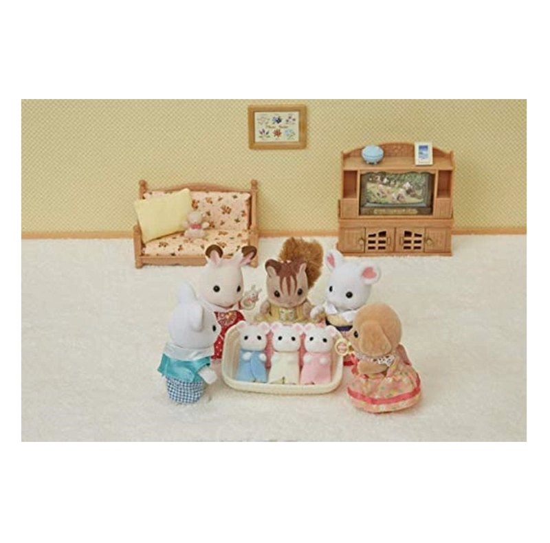 MARSHMALLOW MOUSE TRIPLETS 5337 SYLVANIAN FAMILIES JUGUETE - 3