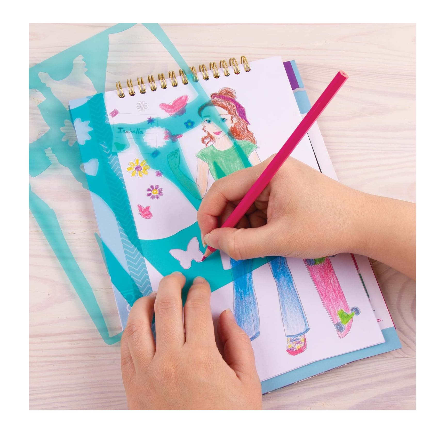 LIBRETA CUADERNO DIBUJOS Y DISEÑOS STICKERS MAKE IT REAL - 2