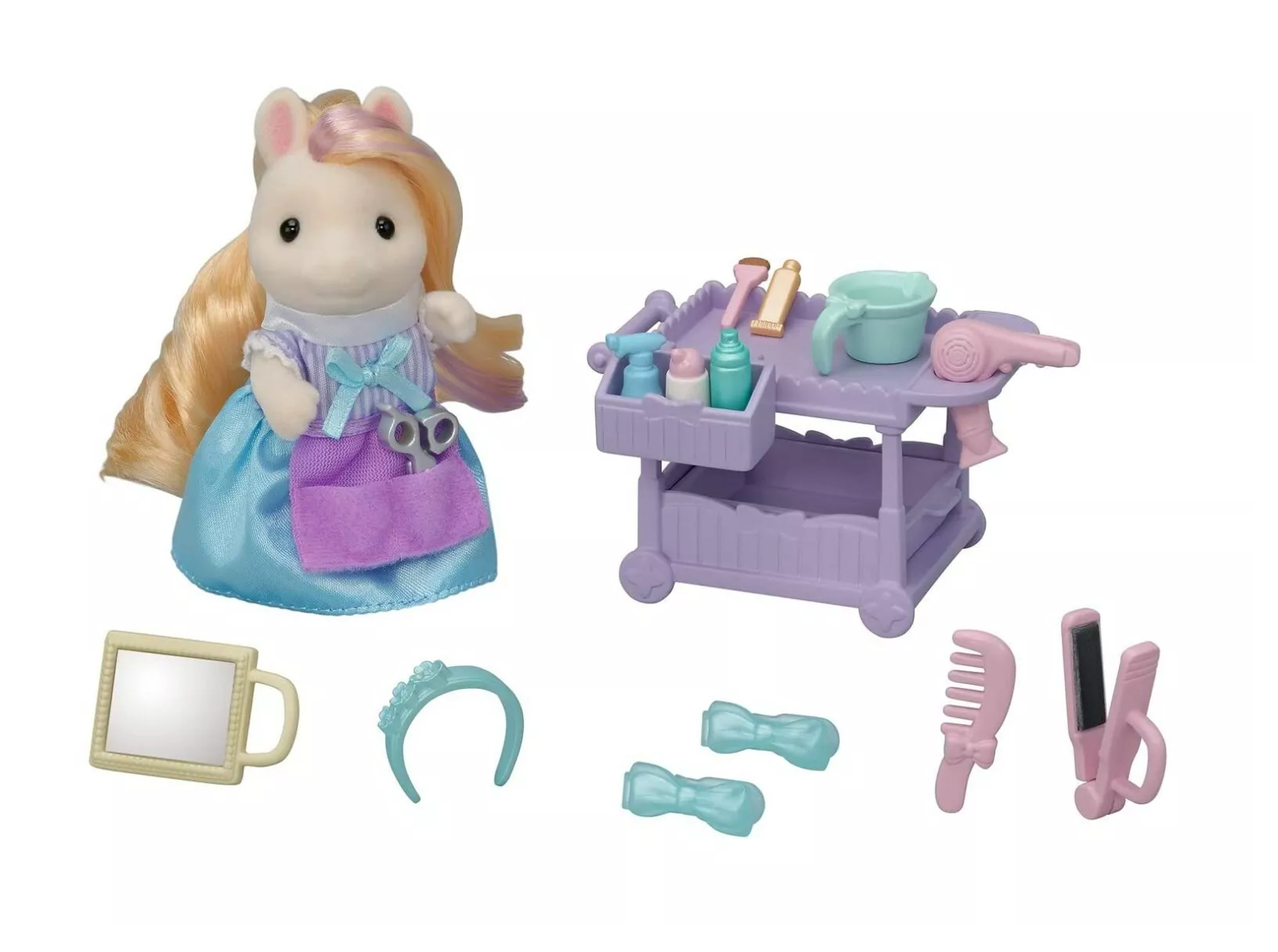 FIGURA COLECCIONABLE SYLVANIAN FAMILIES ESTILISTA PELO PONY TERNURINES - 3