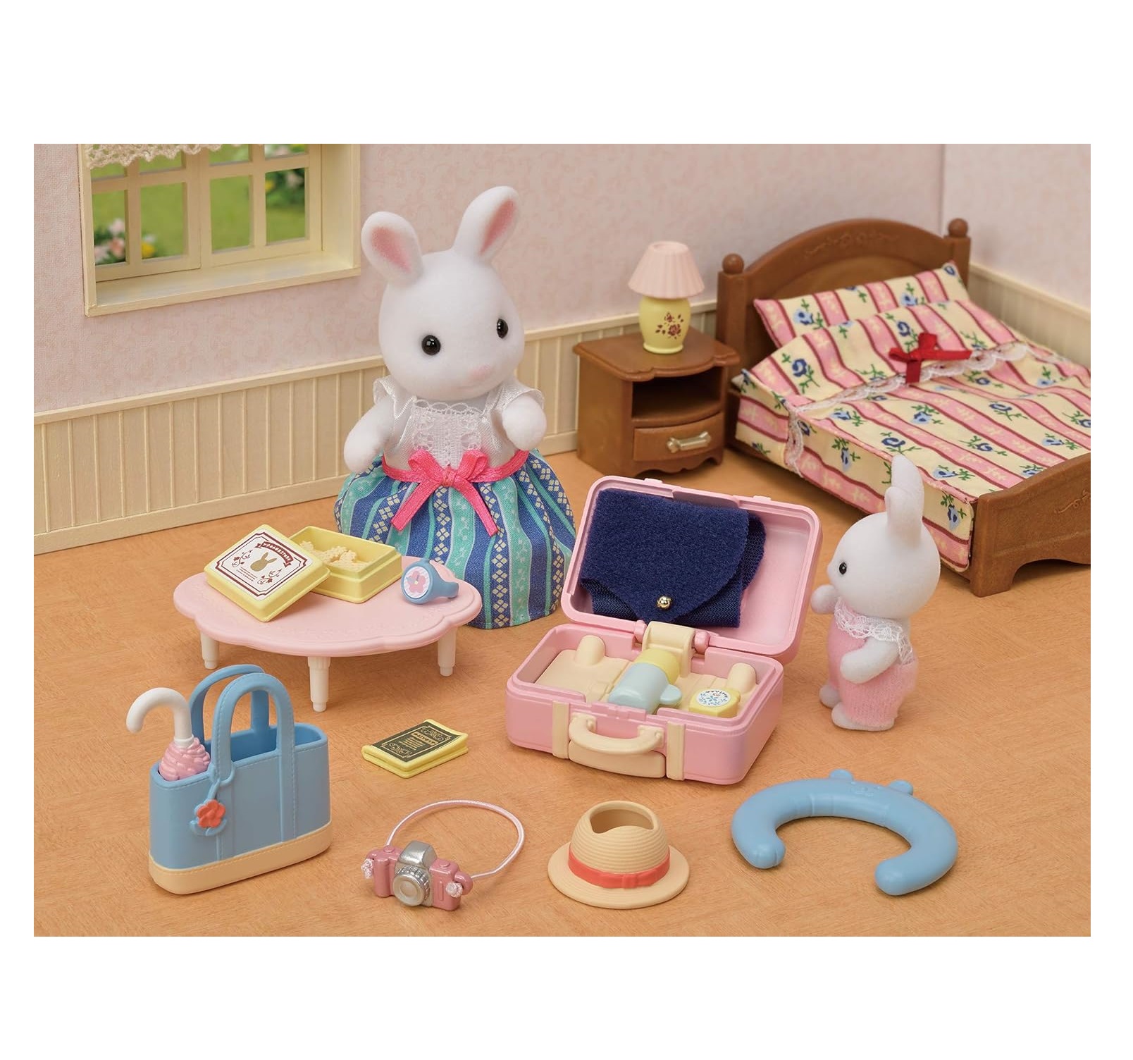 FIGURA COLECCIONABLE SYLVANIAN FAMILIES SET VIAJE MAMÁ CONEJO 5641 - 3