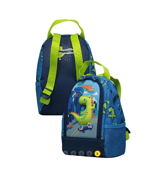 LONCHERA ESCOLAR PARA ALMUERZOS TOTTO DINOSAURIO NIÑOS/AS - 1