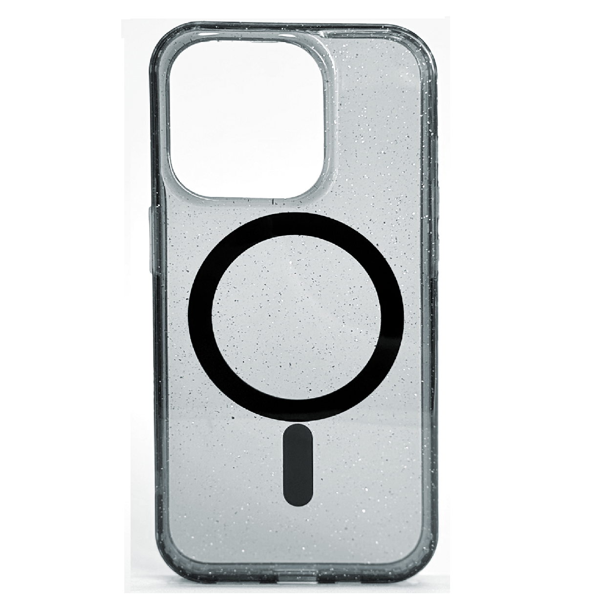CARCASA NEGRA BRILLO IPHONE 15 PRO MAX MAGSAFE ANTIBACTERIAL BACT - 1
