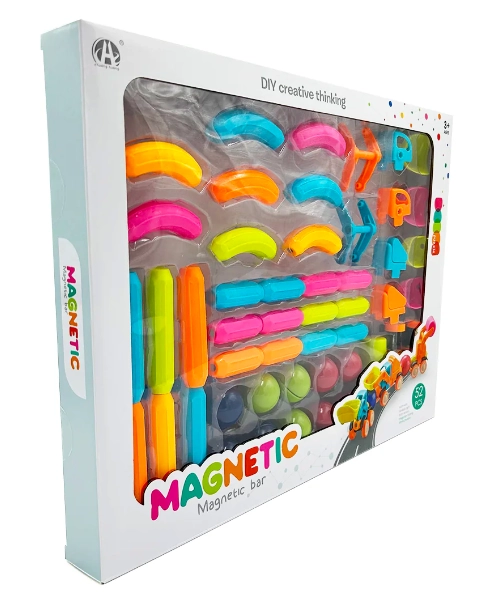 VEHICULO MAGNE TICO PARA CONSTRUIR 52 PCS - 2
