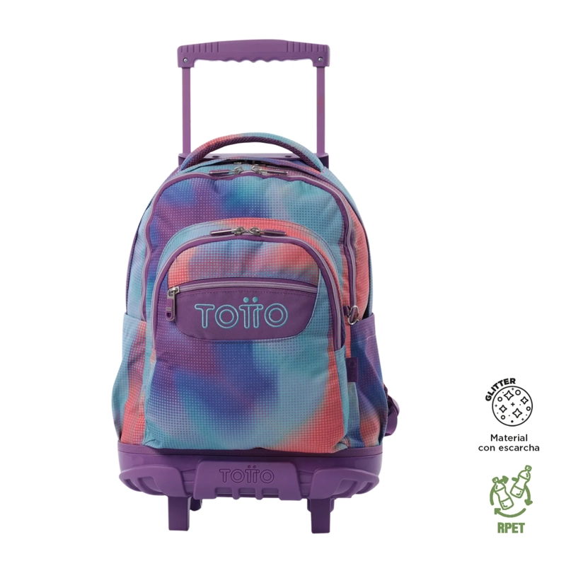 MOCHILA CON RUEDAS ESCOLAR TOTTO RUE BOMPER NIÑOS/AS - 1