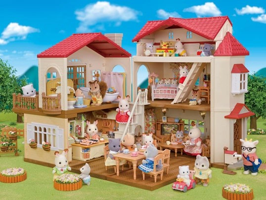 CASA CON LUCES Y ATICO SECRETO SYLVANIAN FAMILIES 5708 - 4