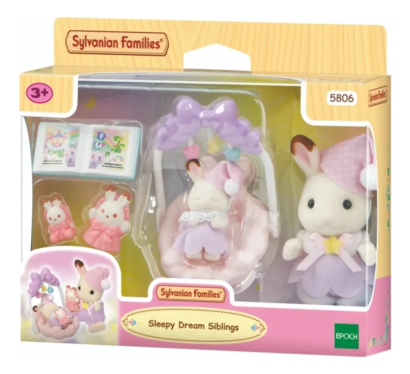SYLVANIAN FAMILIES SET HORA DE DORMIR JUGUETE TERNURINES - 1