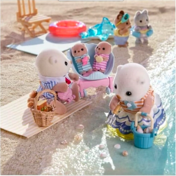SYLVANIAN FAMILIES FAMILIA DE NUTRIAS MARINAS - 2